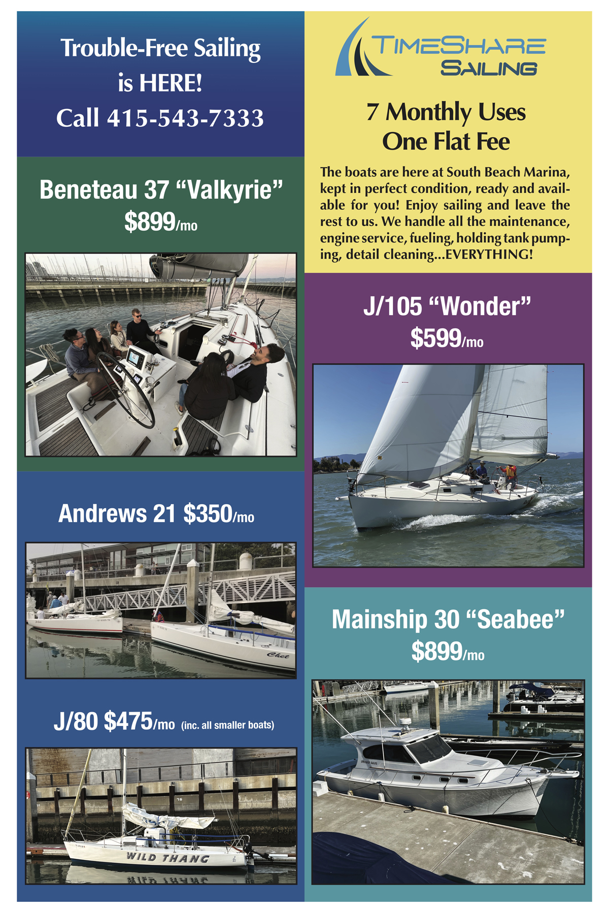 Sailing Club San Francisco Spinnaker Sailing